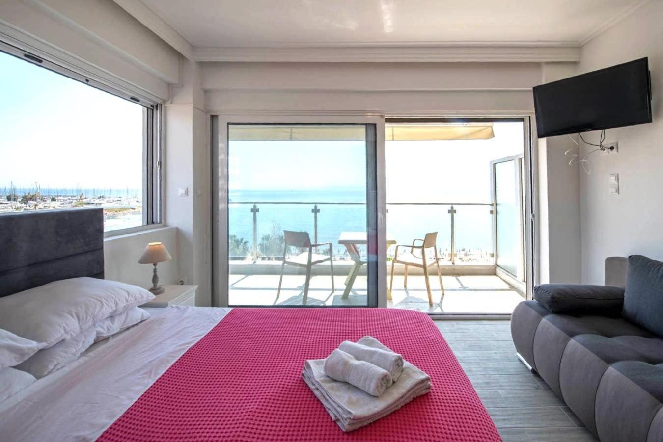 Breathtaking Seaview Studio In Athenian Riviera Екстер'єр фото